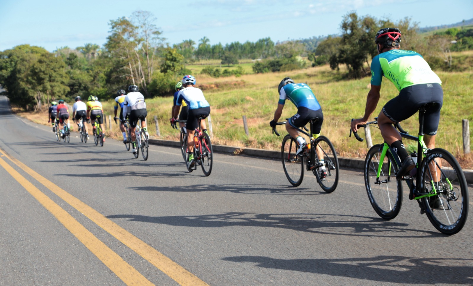 Os ciclistas disputaram provas de 60, 76 e 100 quilômetros na rodovia TO-222 até a cidade de Aragominas, conhecida regionalmente como Pé do Morro