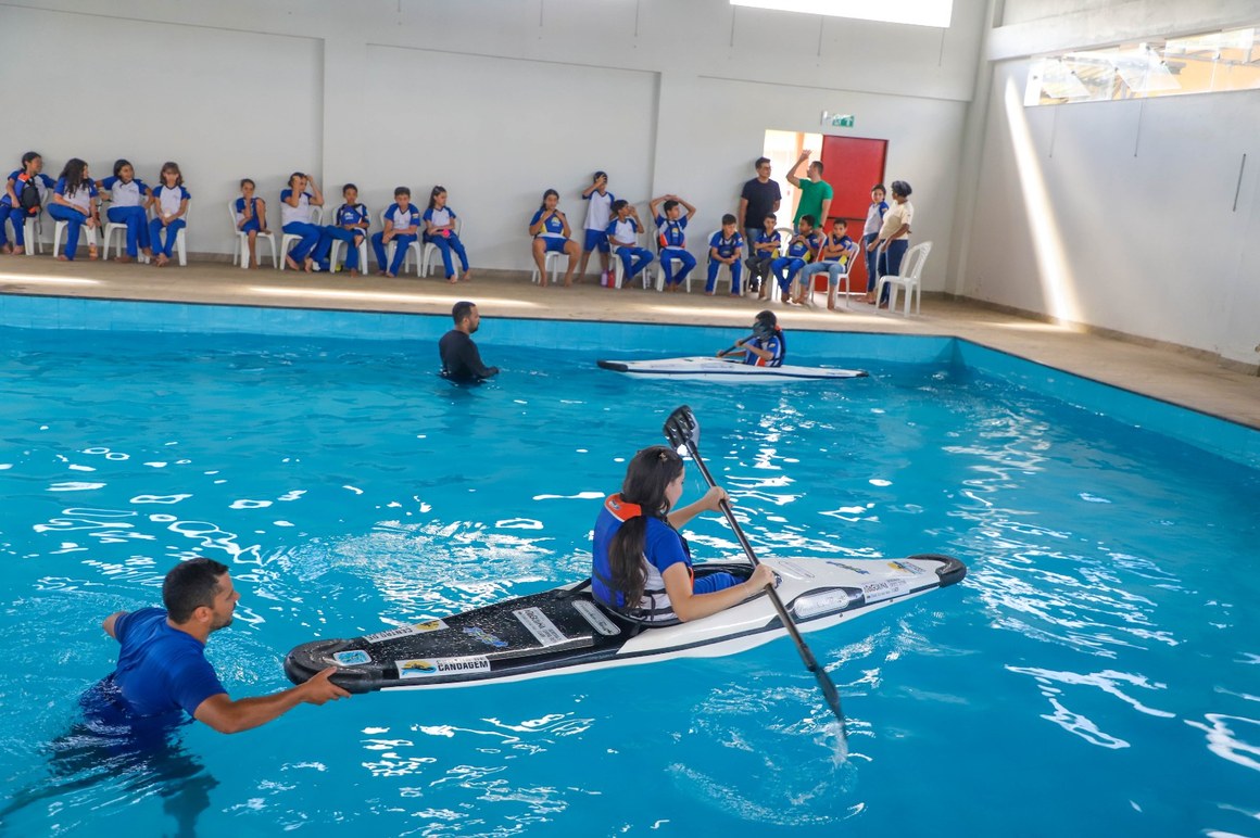 Educação de Araguaína amplia atividades do ensino integral com aulas no Centro de Canoagem