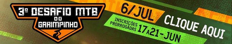 MTB 3º desafio MTB Do Garimpinho