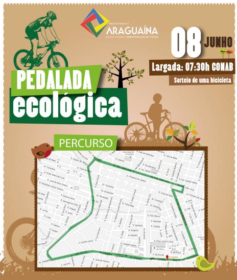 Pedalada Ecológica encerra ações da 1ê Semana de Sustentabilidade da Prefeitura