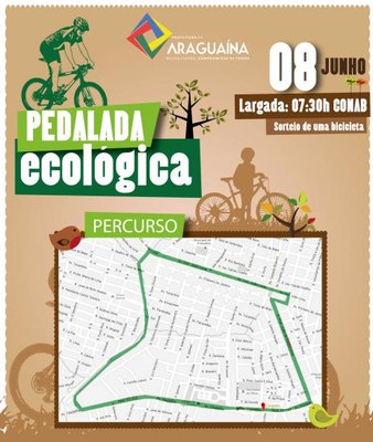 Pedalada Ecológica encerra ações da 1ê Semana de Sustentabilidade da Prefeitura