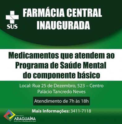 Prefeitura inaugura Farmícia Municipal