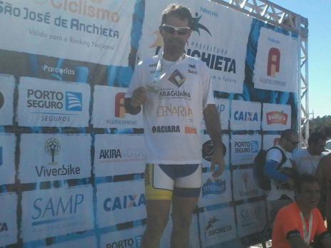 Ciclista araguainense pontua em duas competições e fica em primeiro no ranking nacional