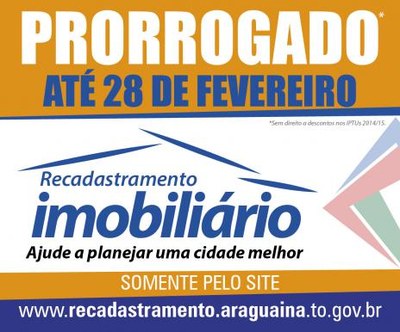 Dia 28 é o prazo final para Recadastramento Imobiliário sem desconto