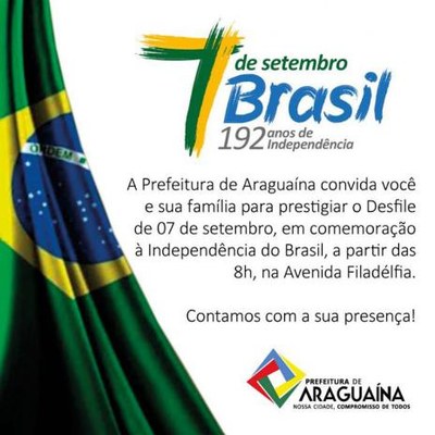 Prefeitura de Araguaína realiza tradicional desfile de 07 de setembro