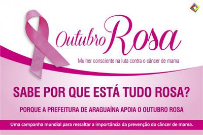 Prefeitura promove várias ações durante Outubro Rosa