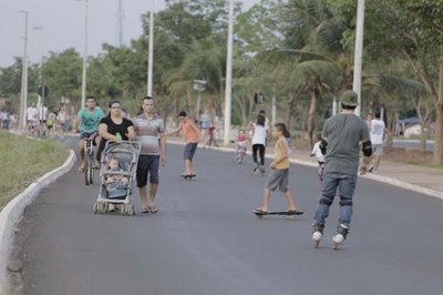 Lazer na Rua será na Avenida Via Lago a partir deste fim de semana