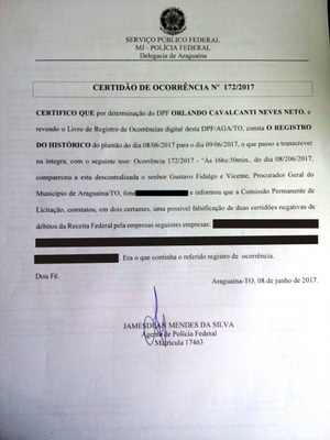 Município apura indícios de ilegalidade em documentos entregues em licitações