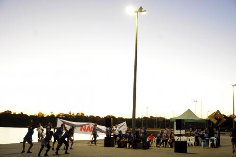 Encerramento da campanha de combate ao trabalho infantil é realizado na Via Lago