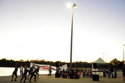 Encerramento da campanha de combate ao trabalho infantil é realizado na Via Lago