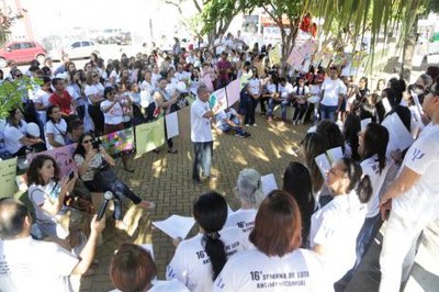 Intervenção cultural marca encerramento da 16ª Semana de Luta Antimanicomial