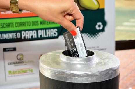 Projeto Papa Pilhas instala mais dois ecopontos de coleta de baterias domésticas em Araguaína