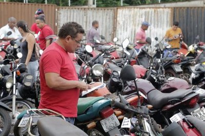 Visitação às motocicletas do terceiro leilão da ASTT segue até sábado