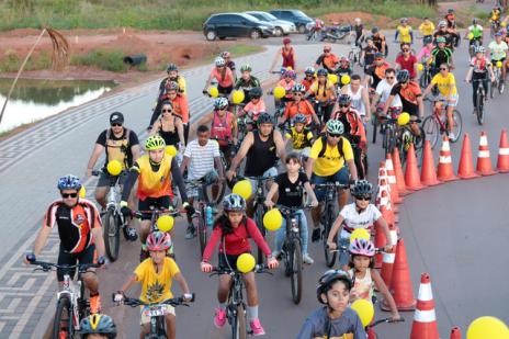 Pedal Amarelo reunirá centenas de ciclistas neste sábado na Via Lago