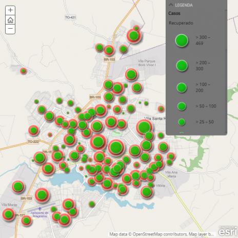 Casos de covid 19 chegam a quase 100% dos bairros de Araguaína
