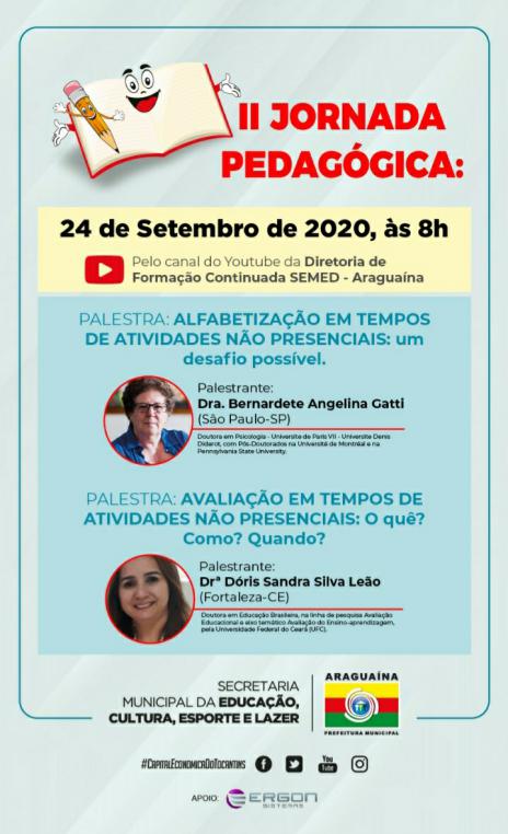 Mais de 2 mil profissionais da Educação devem participar de Jornada Pedagógica