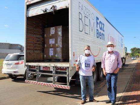 Prefeitura recebe nova doação da JBS para combate à covid-19