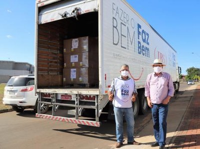 Prefeitura recebe nova doação da JBS para combate à covid-19