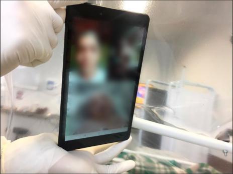 Visita virtual já é realidade para familiares e pacientes internados com covid-19