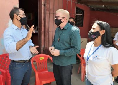Moradores do Setor Itaipu são os primeiros a receber visitas do Casa Legal