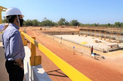 Nova estação de tratamento de esgoto de Araguaína é vistoriada pelo Prefeito