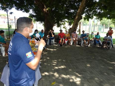 Projeto do Centro-Dia de Araguaína discute deficiência e isolamento social com assistidos