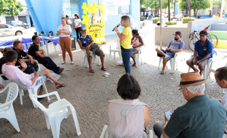 Em Araguaína, moradores em situação de rua participam de ação do Setembro Amarelo