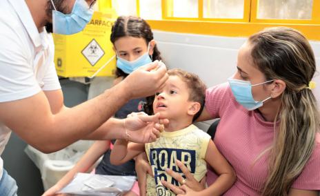 Saúde de Araguaína registra baixa procura pela vacinação contra a poliomielite