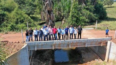 Wagner entrega mais duas pontes de concreto na zona rural e beneficia mais 350 famílias