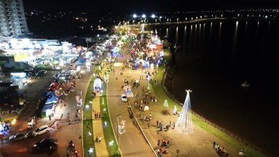 “Não teríamos condições de dar esse presente para ele”, diz mãe de vencedor de sorteio nos eventos de lançamento da iluminação de Natal em Araguaína