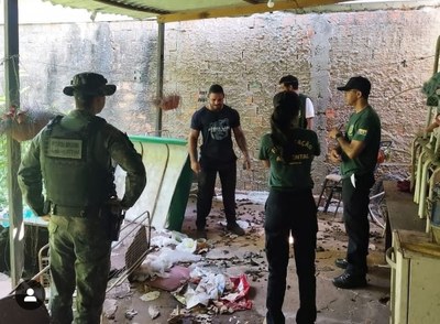 Ação conjunta de Fiscalização Ambiental resgata dois cães em situação de abandono e maus-tratos em Araguaína