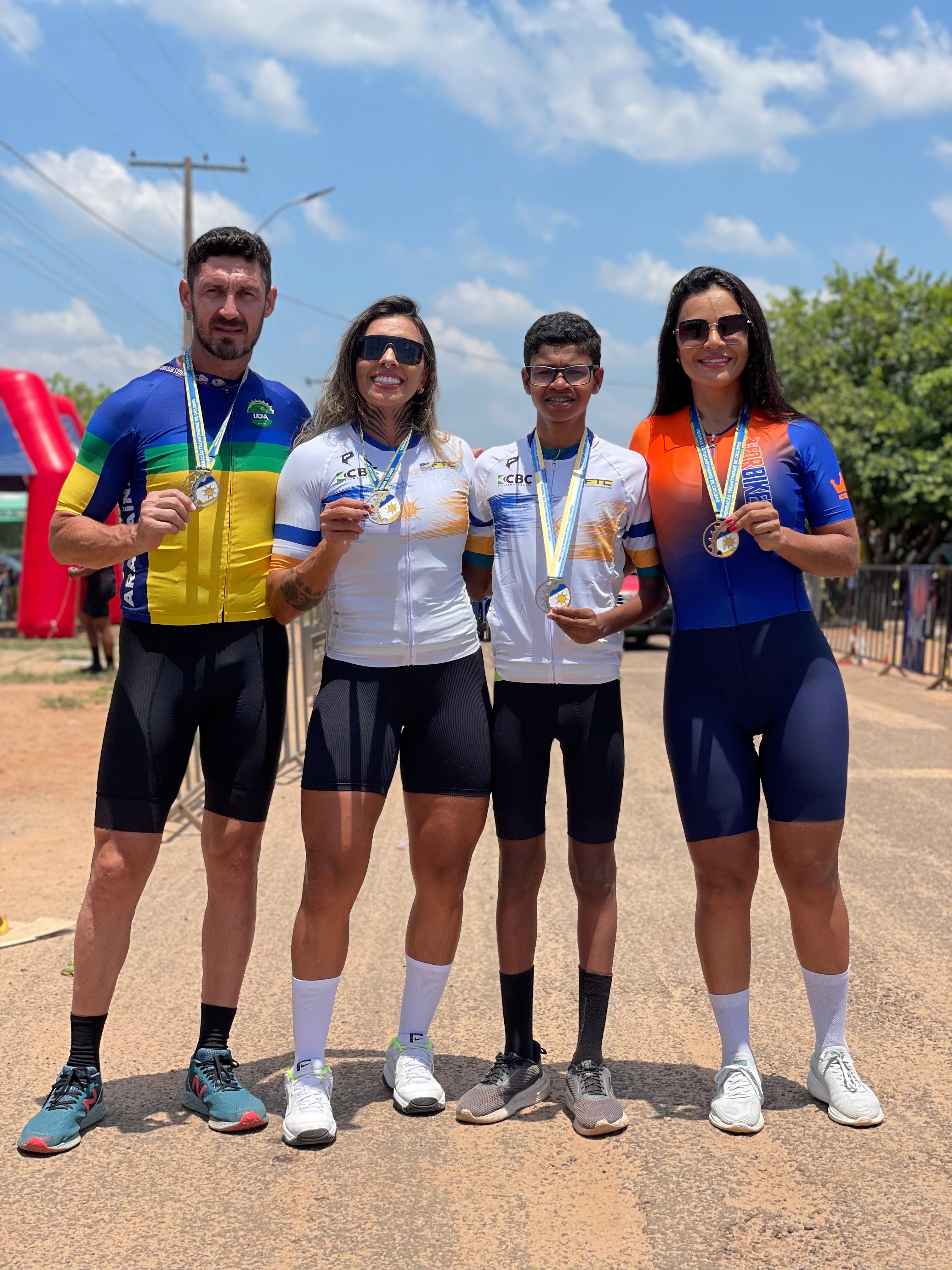 Os quatro atletas de Araguaína alcançaram duas medalhas de ouro, uma de prata e outra de bronze