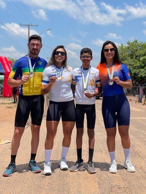 Araguainenses conquistam quatro medalhas no campeonato estadual de ciclismo
