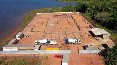 Centro de Canoagem de Araguaína avança e tem previsão de entrega até o final deste ano