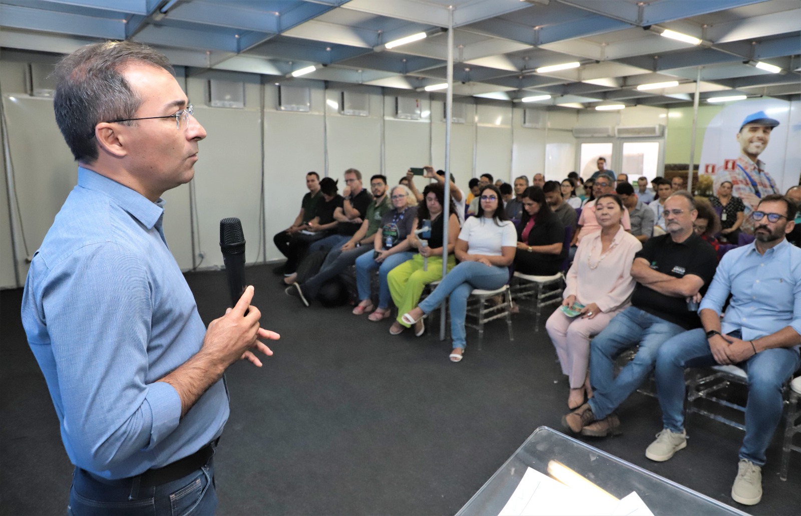 O prefeito Wagner Rodrigues destacou o potencial hídrico da cidade e o investimento de R$ 350 milhões no projeto de Saneamento Integrado Águas de Araguaína