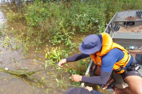 Fiscalização ambiental de Araguaína apreende mais de 470 metros de rede de pesca durante a Piracema