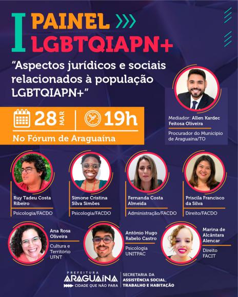 Prefeitura de Araguaína promove painel para debater direitos e respeito à população LGBTQAPN+