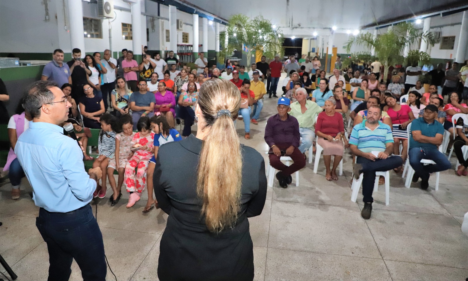 A obra também contempla a construção de uma lagoa de detenção que deverá contribuir com o trabalho de drenagem da água da chuva (Foto: Marcos Sandes/Secom Araguaína)