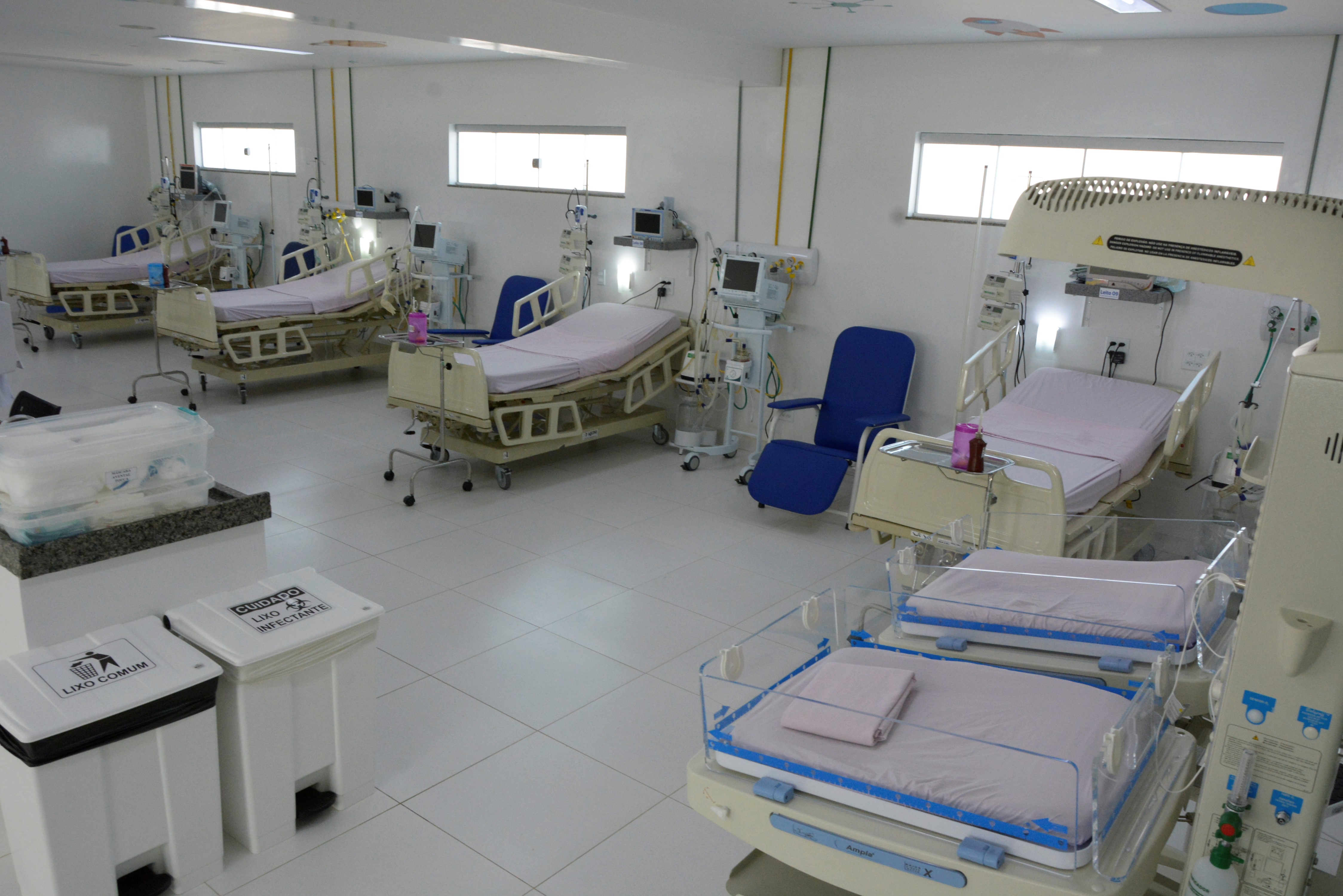 Um dos investimentos mais emblemáticos feito com recursos do FIA foi a implantação da UTI Pediátrica no HMA, em 2018. No total, foram investidos R$ 1,1 milhão na estrutura hospitalar