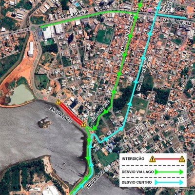 Trecho da Via Lago será interditado durante os shows do aniversário de Araguaína