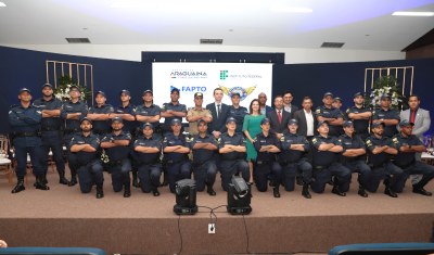 Wagner anuncia projeto de PCCR para a Guarda Municipal de Araguaína durante a formatura da nova turma