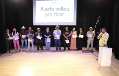 Espaços artísticos de Araguaína são certificados como Pontos de Cultura e recebem premiação em dinheiro