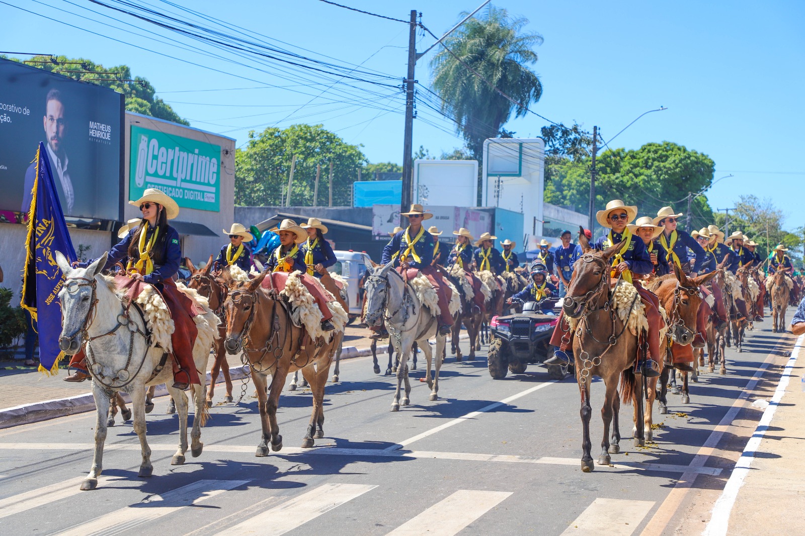 A Cavalgada faz parte da programação da Exposição Agropecuária de Araguaína (Expoara), que teve início no último dia 4 e segue até 13 de junho, no Parque de Exposições Dair José Lourenço
