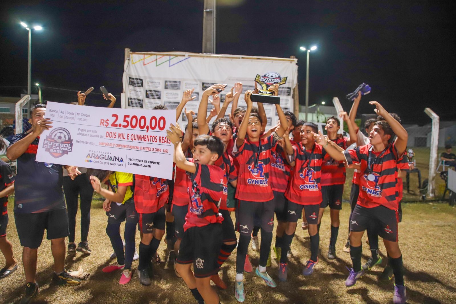 3º Municipal de Futebol reúne jovens atletas e define campeões araguainenses em quatro categorias de base
