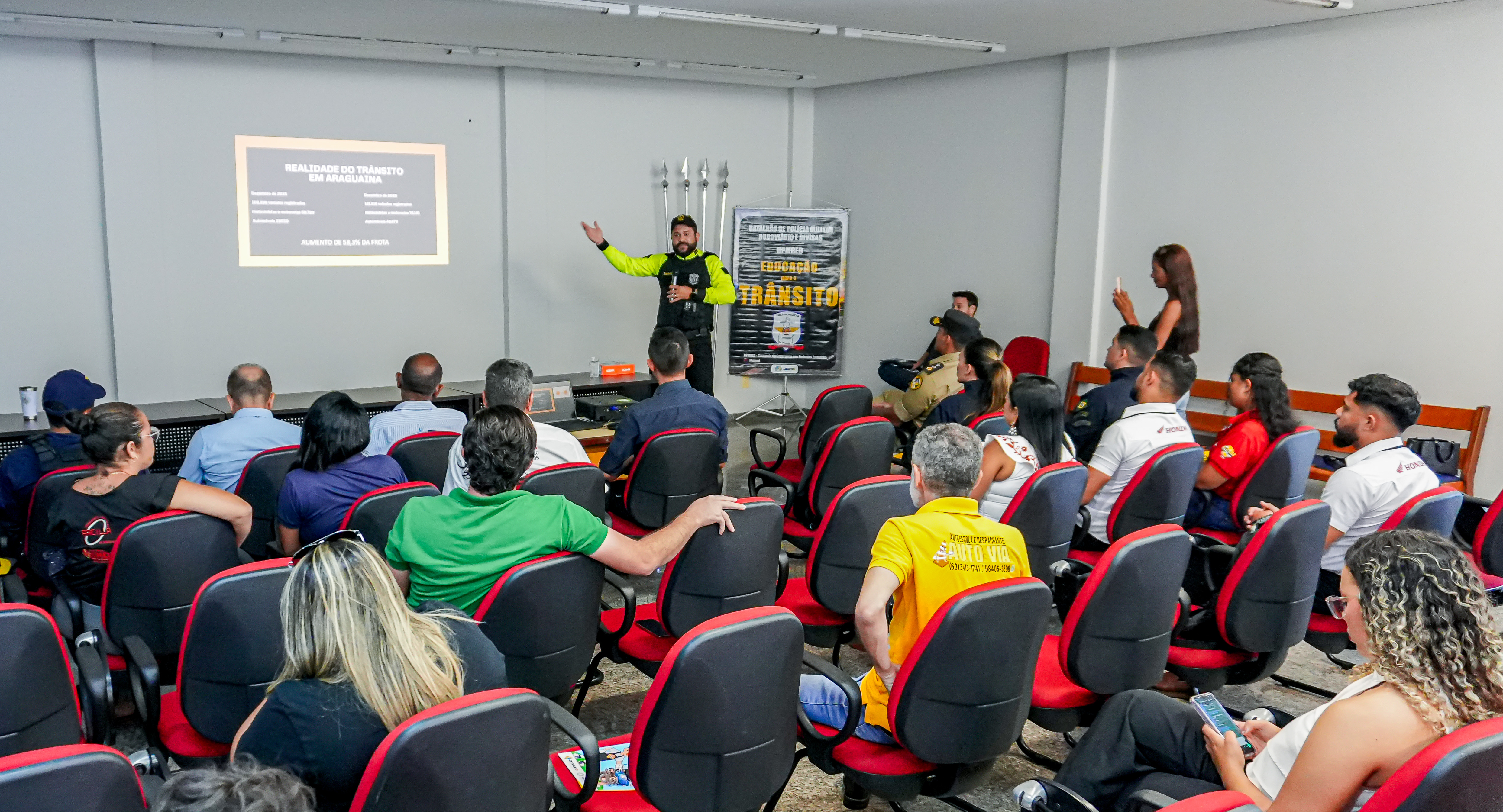 A ação integra um conjunto de estratégias voltadas à redução de sinistros e à promoção da educação para o trânsito, reforçando a responsabilidade compartilhada entre poder público, instituições e sociedade.