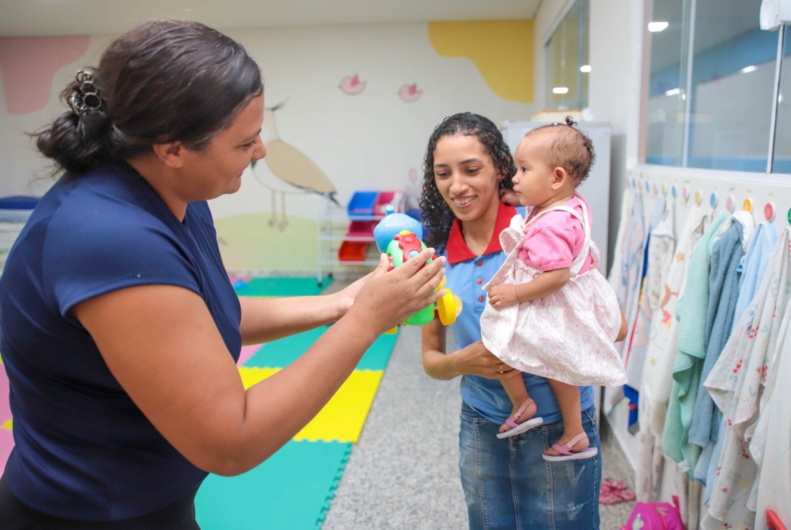 CEI Luz do Tocantins inicia atendimento a crianças de famílias que trabalham à noite em Araguaína