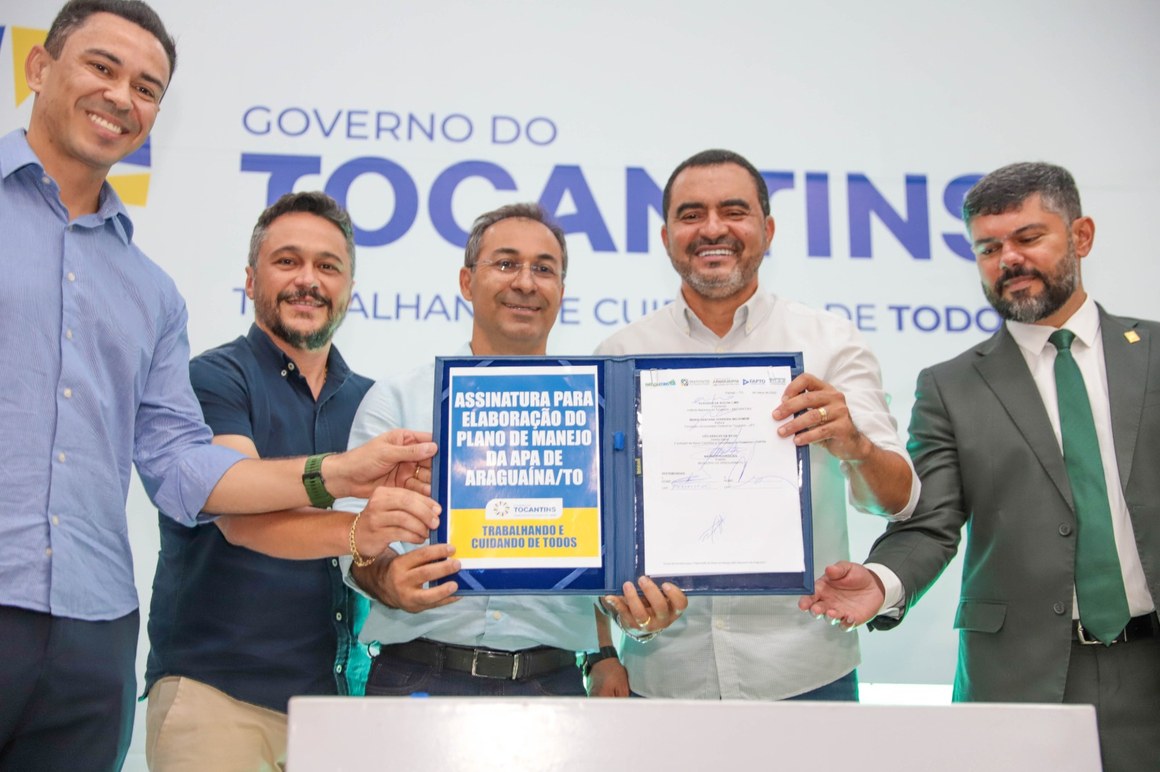 Prefeitura de Araguaína e Governo do Tocantins firmam parceria para elaboração de plano de manejo em área de preservação de nascentes