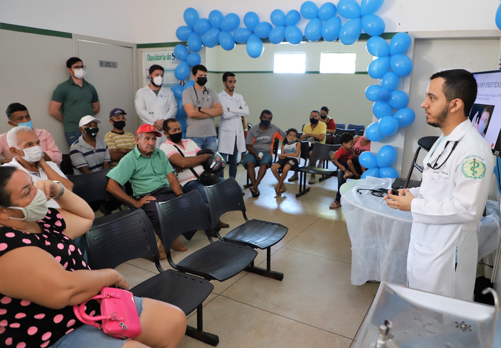 Durante o mês, as equipes da Atenção Primária intensificarão as atividades em comunidades, empresas e espaços públicos, levando informação e incentivo ao diagnóstico precoce.